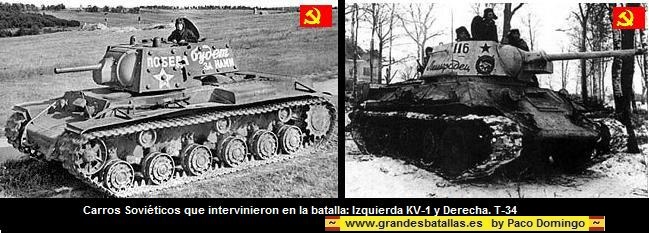 CARROS T-34 Y K-V1